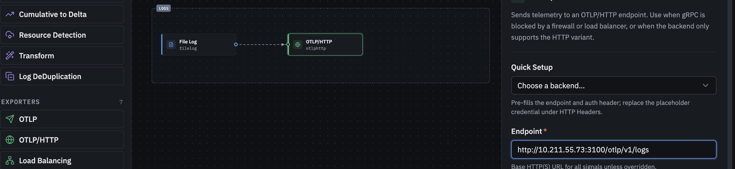 The Telflo Editor - Pipeline